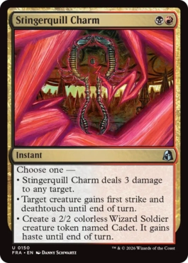 [150]【EN】【FOIL】スティンガークイルの魔除け/Stingerquill Charm【FRA】[U][多色]