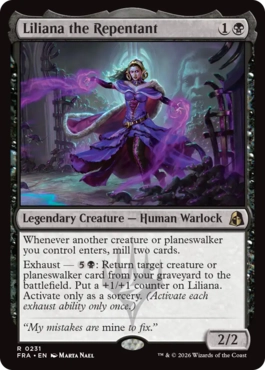 [231]【EN】【FOIL】悔いし者、リリアナ/Liliana the Repentant【FRA】[R][黒]