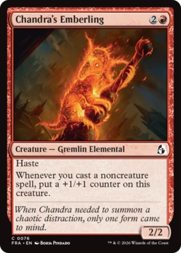 [076]【EN】チャンドラの熾火仔/Chandra's Emberling【FRA】[C][赤]