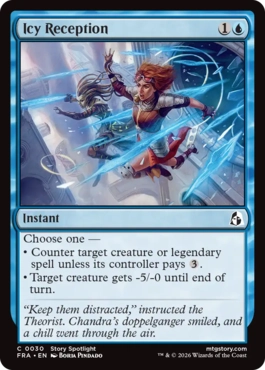 [030]【EN】【FOIL】氷の歓迎/Icy Reception【FRA】[C][青]