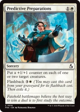 [016]【EN】【FOIL】予知の準備/Predictive Preparations【FRA】[C][白]
