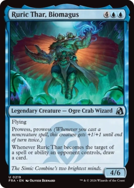 [219]【EN】【FOIL】生命大魔術師、ルーリク・サー/Ruric Thar, Biomagus【FRA】[U][青]