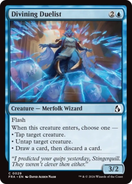 [029]【EN】【FOIL】預言する決闘者/Divining Duelist【FRA】[C][青]