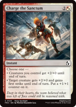 [125]【EN】【FOIL】聖域への突撃/Charge the Sanctum【FRA】[C][多色]