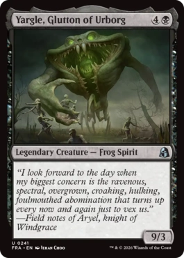 [241]【EN】アーボーグの暴食、ヤーグル/Yargle, Glutton of Urborg【FRA】[U][黒]