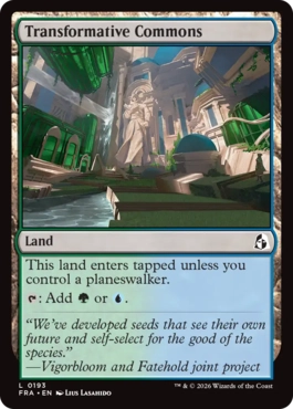 [193]【EN】【FOIL】変容の広場/Transformative Commons【FRA】[C][土地]