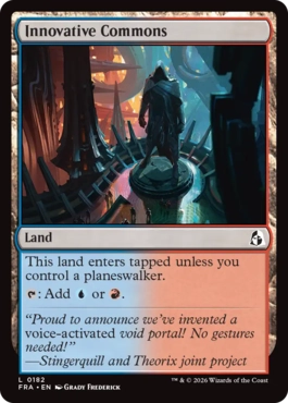 [182]【EN】【FOIL】革新の広場/Innovative Commons【FRA】[C][土地]