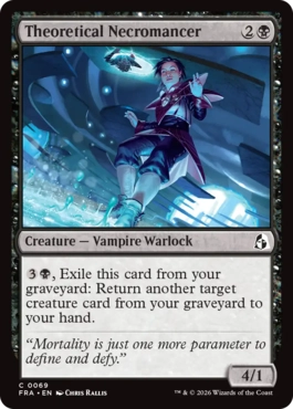 [069]【EN】【FOIL】理論派の屍術士/Theoretical Necromancer【FRA】[C][黒]