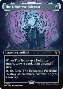 [378]【EN】【FOIL】■ボーダーレス■模倣宇宙の支点/The Echoverse Fulcrum【FRA】[M][茶]