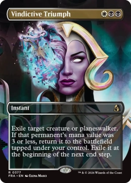 [377]【EN】【FOIL】■ボーダーレス■報復の勝利/Vindictive Triumph【FRA】[R][多色]