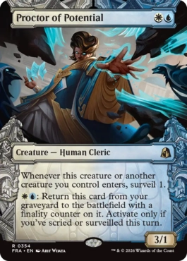 [354]【EN】【FOIL】■ショーケース■潜在能力の試験官/Proctor of Potential【FRA】[R][多色]