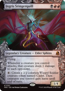 [351]【EN】【FOIL】■ショーケース■イングリス・スティンガークイル/Ingris Stingerquill【FRA】[M][多色]