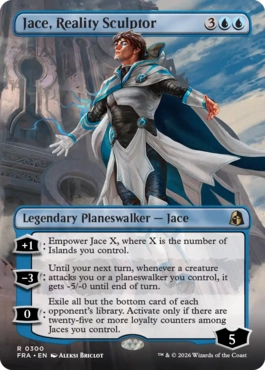 [300]【EN】【FOIL】■ボーダーレス■現実を彫る者、ジェイス/Jace, Reality Sculptor【FRA】[R][青]