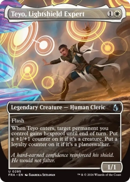 [295]【EN】■ボーダーレス■光盾の熟練者、テヨ/Teyo, Lightshield Expert【FRA】[U][白]