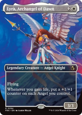 [294]【EN】■ボーダーレス■黎明の大天使、ライラ/Lyra, Archangel of Dawn【FRA】[R][白]