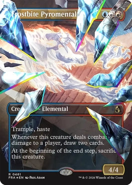 [461]【EN】【ファセットFOIL】■ボーダーレス■凍傷の紅蓮精霊/Frostbite Pyromental【FRA】[R][多色]