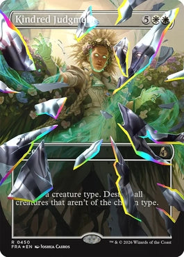 [450]【EN】【ファセットFOIL】■ボーダーレス■同族の審判/Kindred Judgment【FRA】[R][白]