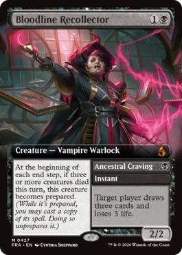 [427]【EN】【FOIL】■拡張アート■血統想起者/Bloodline Recollector【FRA】[M][黒]