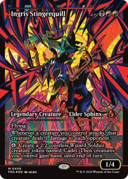[409]【EN】【FOIL】■ジャパンショーケース■イングリス・スティンガークイル/Ingris Stingerquill【FRA】[M][多色]