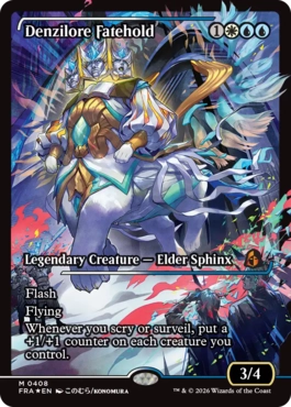 [408]【EN】【FOIL】■ジャパンショーケース■デンジロア・フェイトホールド/Denzilore Fatehold【FRA】[M][多色]