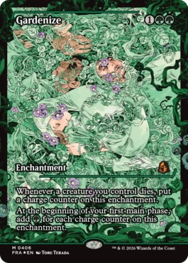 [406]【EN】【FOIL】■ジャパンショーケース■庭園化/Gardenize【FRA】[M][緑]
