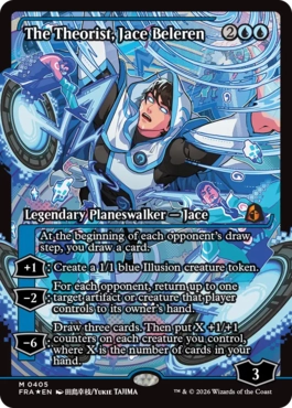 [405]【EN】【FOIL】■ジャパンショーケース■理論家、ジェイス・ベレレン/The Theorist, Jace Beleren【FRA】[M][青]