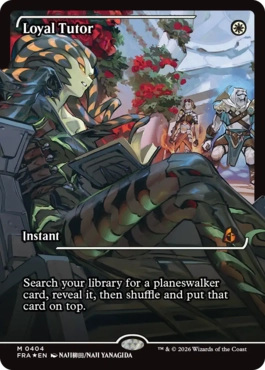 [404]【EN】【FOIL】■ジャパンショーケース■忠誠の教示者/Loyal Tutor【FRA】[M][白]
