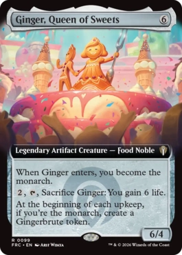 [099]【EN】■拡張アート■お菓子の女王、ジンジャー/Ginger, Queen of Sweets【FRC】[R][茶]