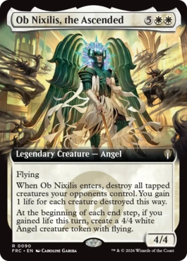 [090]【EN】■拡張アート■昇りたる者、オブ・ニクシリス/Ob Nixilis, the Ascended【FRC】[R][白]