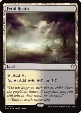 [072]【EN】悪臭の荒野/Fetid Heath【FRC】[R][土地]