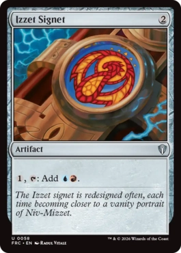 [058]【EN】イゼットの印鑑/Izzet Signet【FRC】[U][茶]