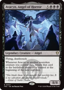 [007]【EN】恐怖の天使、アヴァシン/Avacyn, Angel of Horror【FRC】[R][黒]