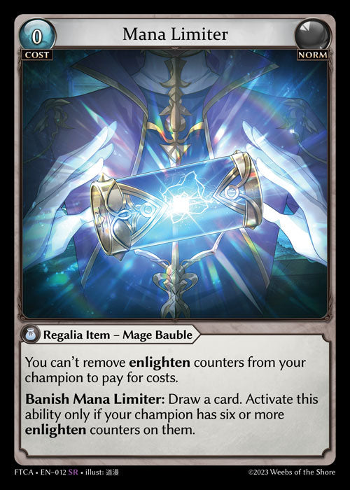 [012]【EN】【FOIL】Mana Limiter【FTCA】[SR][Norm]