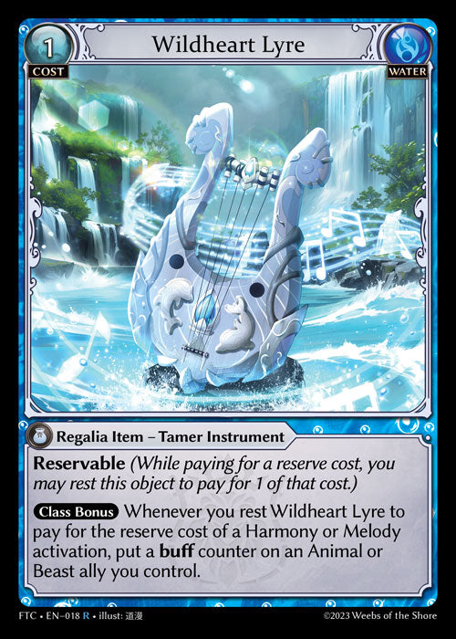 [018]【EN】Wildheart Lyre【FTC】[R][Water]