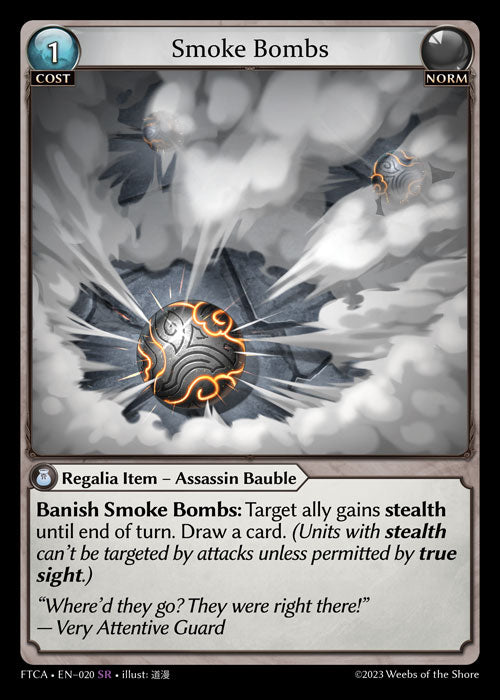[020]【EN】【FOIL】Smoke Bombs【FTCA】[SR][Norm]