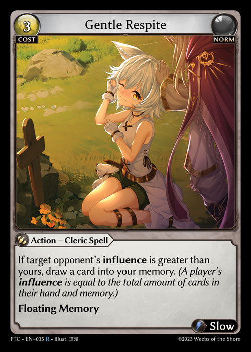 [035]【EN】【FOIL】Gentle Respite【FTC】[R][Norm]