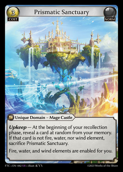 [042]【EN】【FOIL】Prismatic Sanctuary【FTC】[SR][Norm]