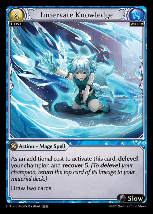 [065]【EN】【FOIL】Innervate Knowledge【FTC】[R][Water]