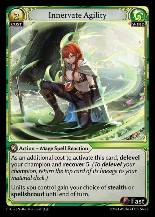 [076]【EN】Innervate Agility【FTC】[R][Wind]