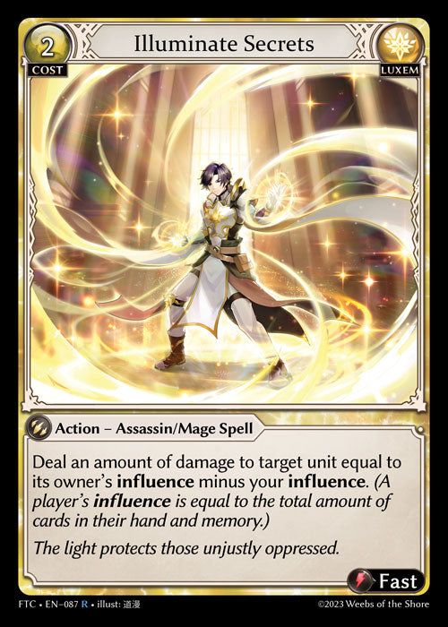 [087]【EN】【FOIL】Illuminate Secrets【FTC】[R][Neos]