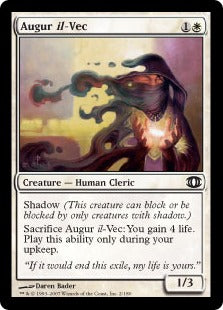 [002]【EN】【FOIL】ヴェク追われの占い師/Augur il-Vec【FUT】[C][白]