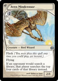 [003]【EN】【FOIL】エイヴンの思考検閲者/Aven Mindcensor【FUT】[U][白]