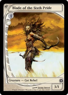 [005]【EN】【FOIL】第六隊の刃/Blade of the Sixth Pride【FUT】[C][白]