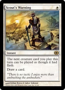 [029]【EN】【FOIL】斥候の警告/Scout's Warning【FUT】[R][白]