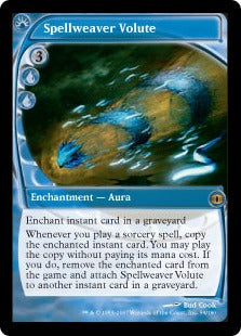 [055]【EN】【FOIL】呪文織りの渦巻/Spellweaver Volute【FUT】[R][青]