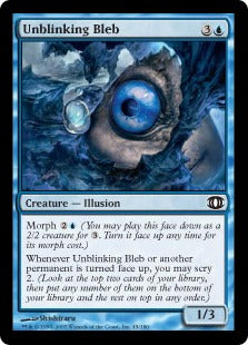 [058]【EN】【FOIL】またたかぬ水疱/Unblinking Bleb【FUT】[C][青]