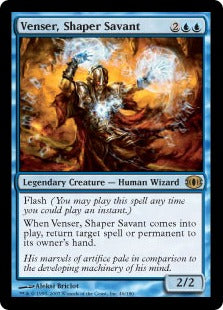 [061]【EN】【FOIL】造物の学者、ヴェンセール/Venser, Shaper Savant【FUT】[R][青]
