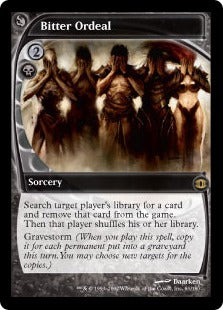 [064]【EN】【FOIL】苦々しい試練/Bitter Ordeal【FUT】[R][黒]