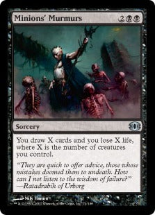 [080]【EN】【FOIL】下僕の呟き/Minions' Murmurs【FUT】[U][黒]