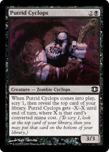 [084]【EN】朽ちゆくサイクロプス/Putrid Cyclops【FUT】[C][黒]